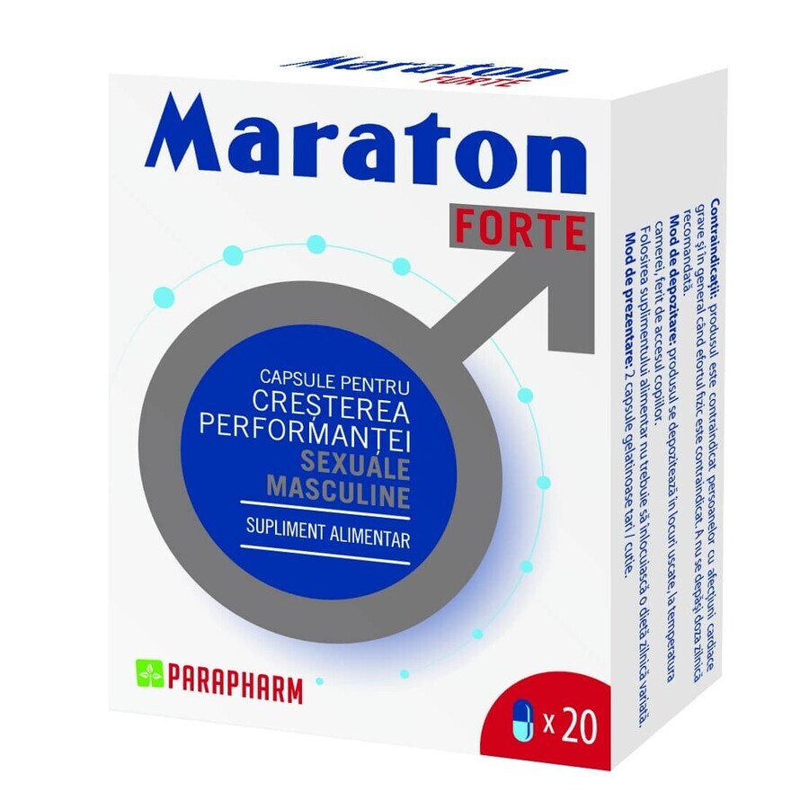 Maraton Forte, 20 capsule, Parapharm