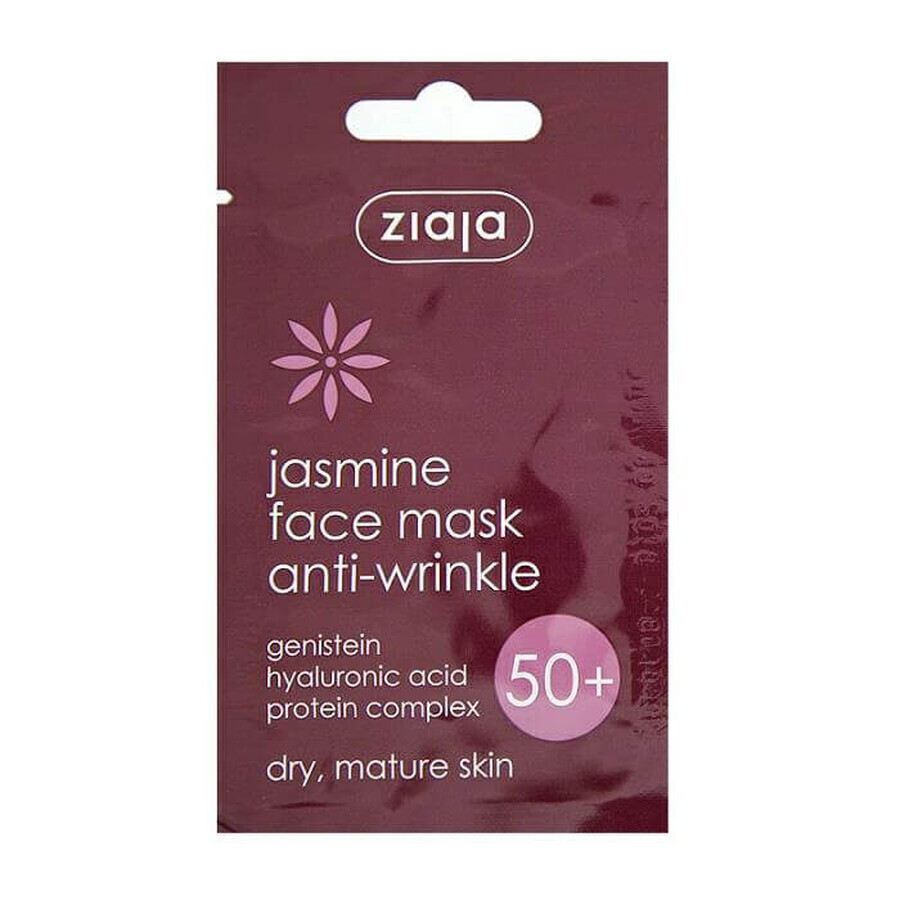 Mascarilla antiarrugas con extracto de jazmín para pieles maduras y secas, 7 ml, Ziaja