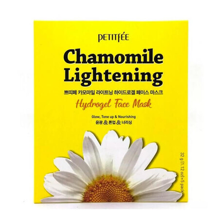 Hydrogel face mask with chamomile, 32 g, Petitfee