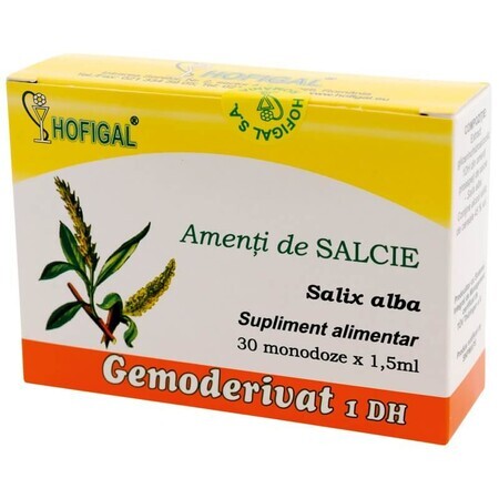 Gomme de saule piquante Gemoderivaat, 30 unidoses, Hofigal