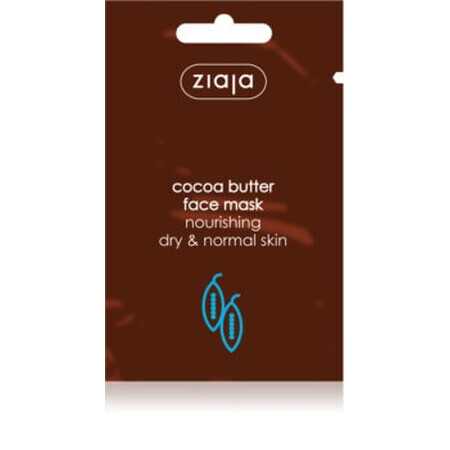 Gezichtsmasker met cacaoboter, 7 ml, Ziaja