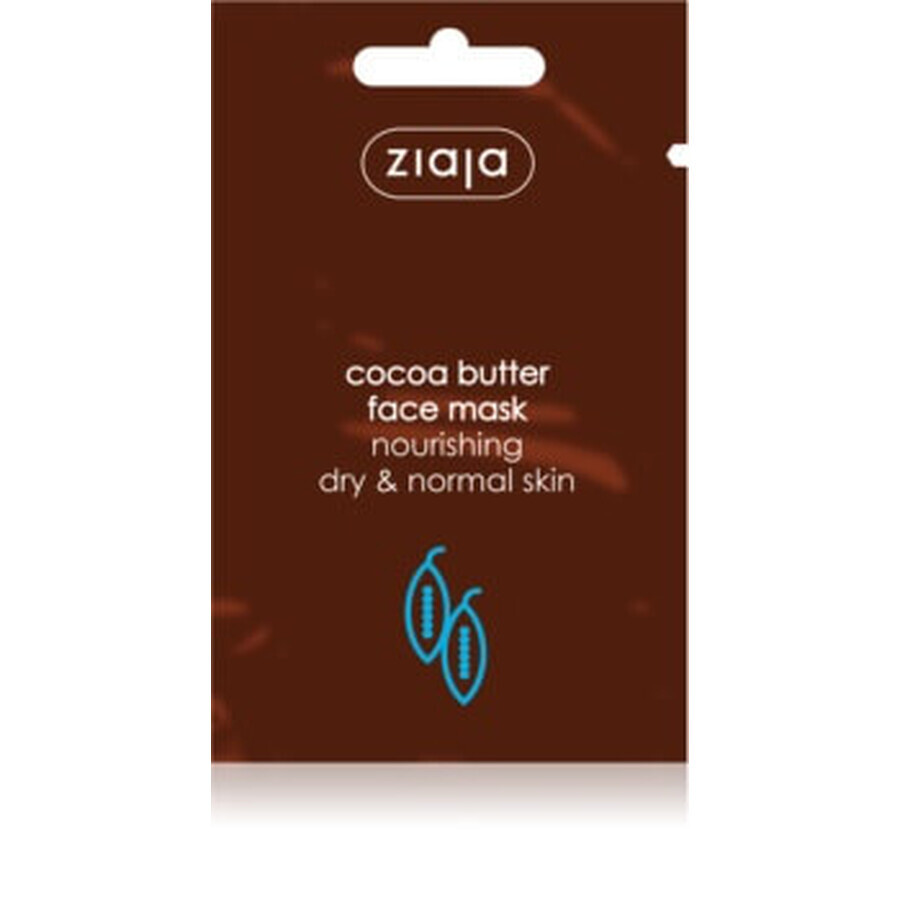 Gezichtsmasker met cacaoboter, 7 ml, Ziaja