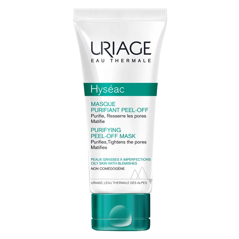 Hyseac peel-off zuiverend masker, 50ml, Uriage