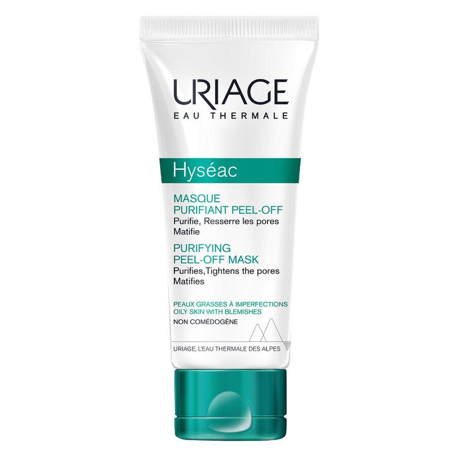 Hyseac peel-off zuiverend masker, 50ml, Uriage