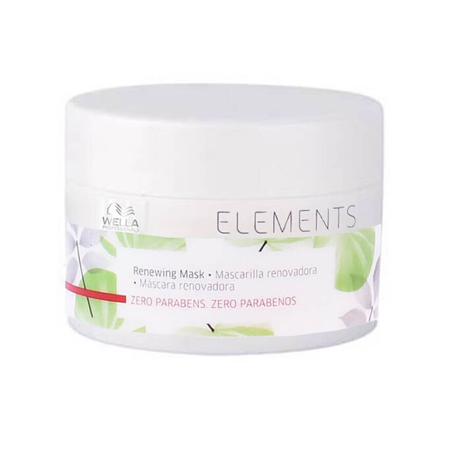 Masque réparateur sans parabène pour cheveux abîmés Eléments, 150 ml, Wella Professionals