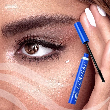 Silk mascara that separates lashes perfectly, Ecrinal black, 7 ml, Asepta