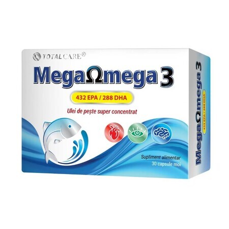 Mega Omega 3, 30 gélules, Cosmopharm