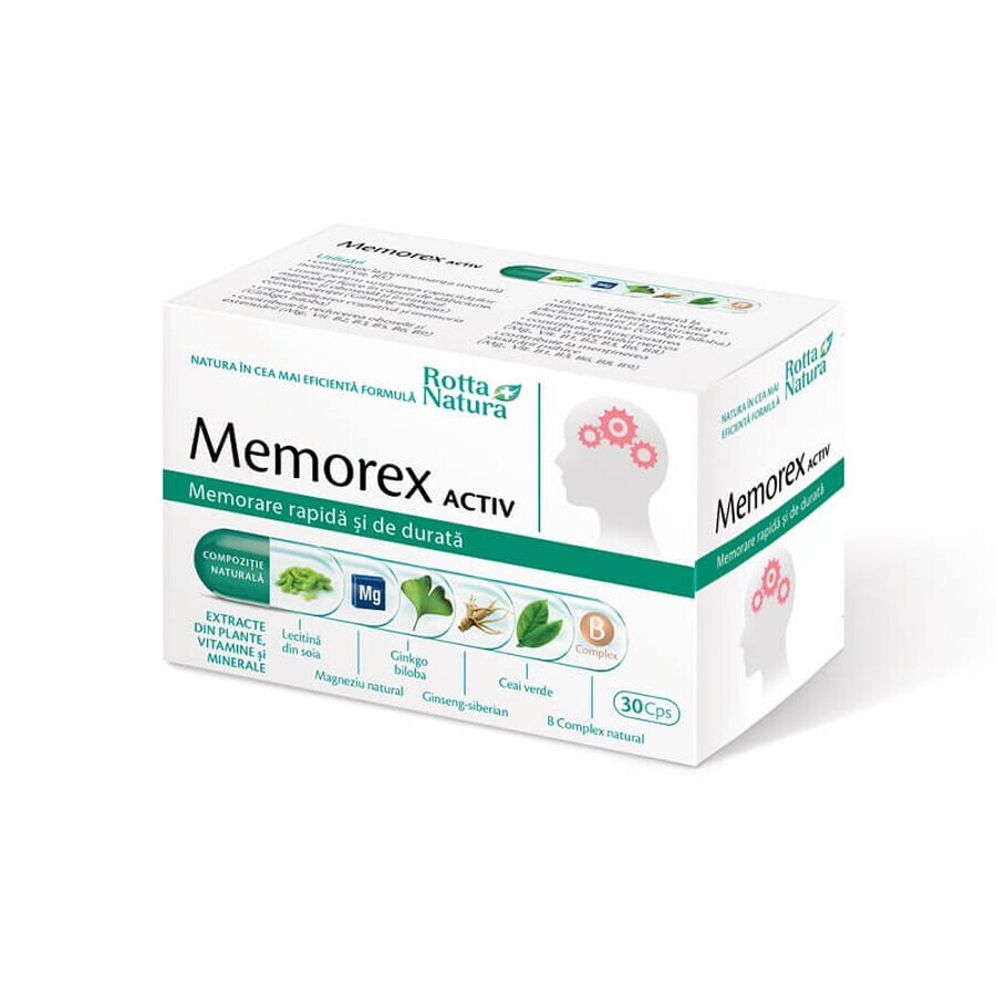 Memorex Activ, 30 gélules, Rotta Natura