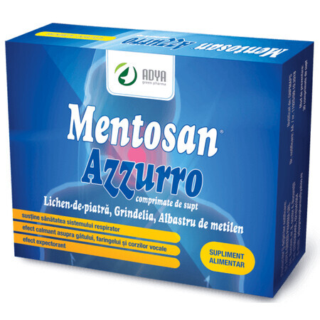 Mentosan Light Blue, 21 comprimés, Adya