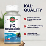 Methylcobalamine (Vitamine B12) 5000mg Kal, 60 tabletten, Secom