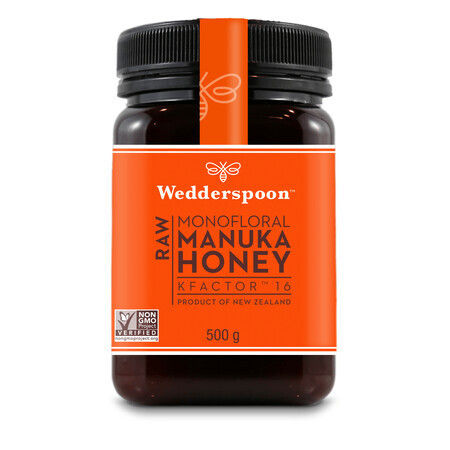 KFactor 16 RAW Manuka Honig, 500g, Wedderlöffel