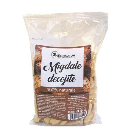 Amandes brutes décortiquées, 250 g, Econatur