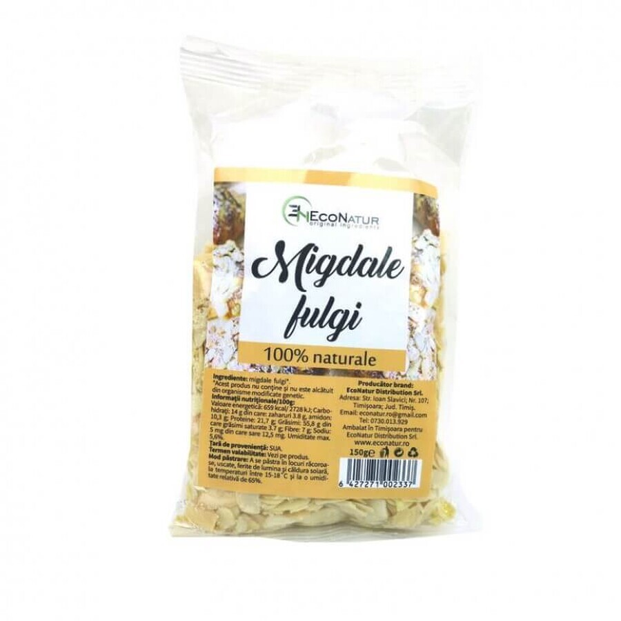 Mandorle a scaglie, 150 g, Econatur