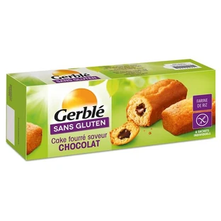 Minichec with gluten-free chocolate cream, 210 g, Gerble