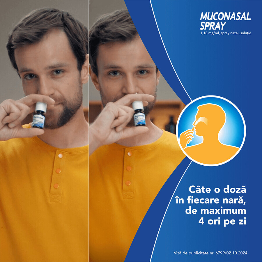 Muconasal spray 1.18 mg, 10 ml, nasal spray, solution, Sanofi