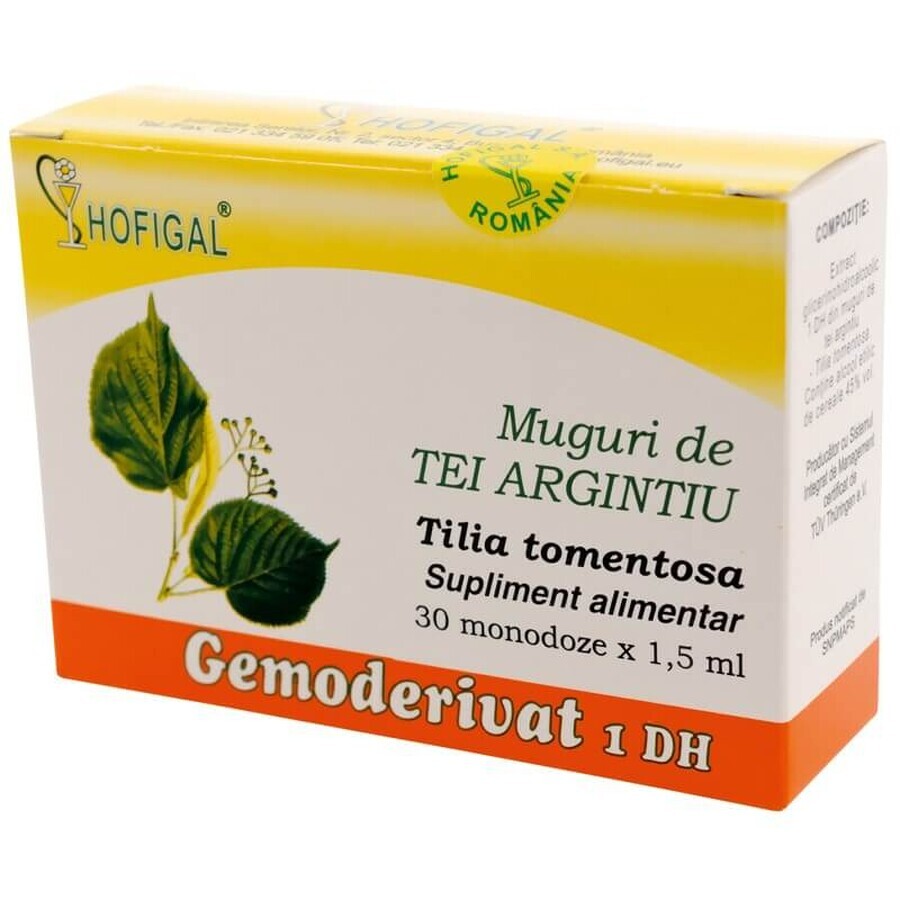 Silver Tea Buds Gemoderivat, 30 eenmalige doses, Hofigal