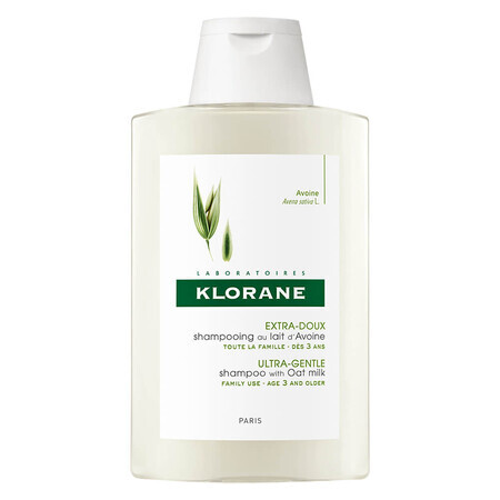 Shampooing au lait d'avoine pour usage fréquent, 200 ml, Klorane