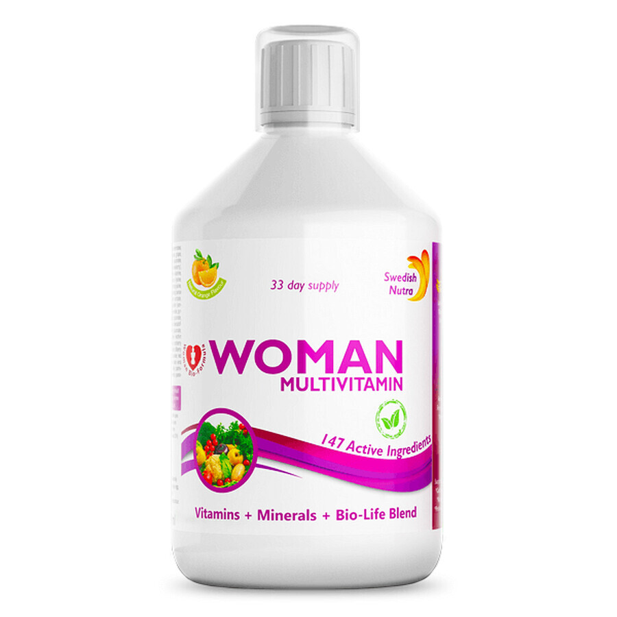 Multivitamine Vloeibaar voor Vrouwen, 500ml, Swedish Nutra