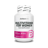 Multivitaminen voor vrouwen, 60 tabletten, BioTechUSA