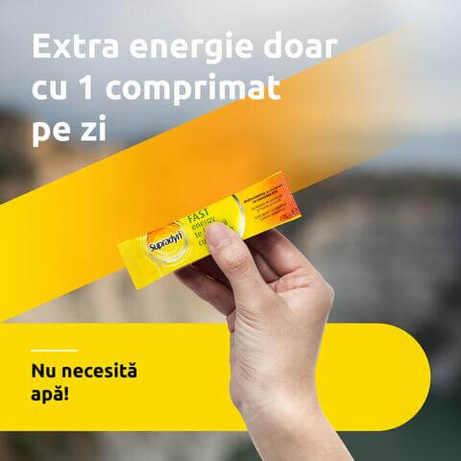 Supradyn Fast Energy con multivitaminici e coenzima Q10, 10 bustine, Bayer 