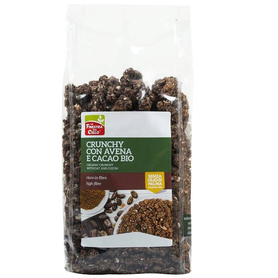 Musli croquant aux flocons d'avoine et au cacao, 375 g, La Finestra Sul Cielo