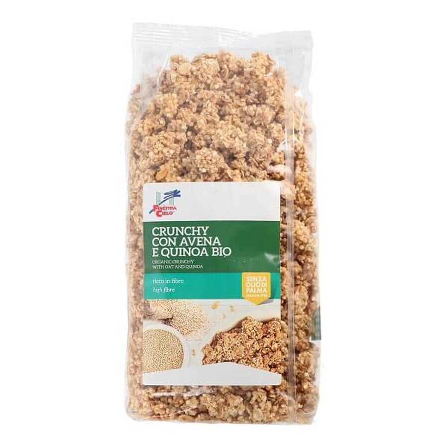 Crispy Musli with oat flakes and quinoa, 375 g, La Finiestra Sul Cielo