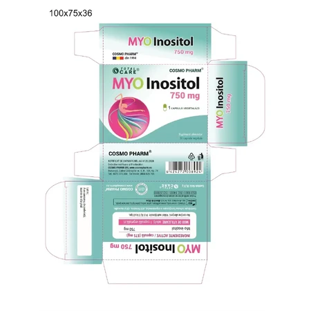 MYO INOSITOL, 30 cápsulas vegetales, Cosmopharm
