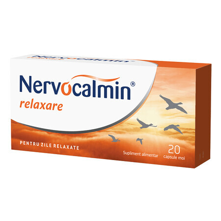 Nervocalmin Relaxation, 20 capsules, Biofarm