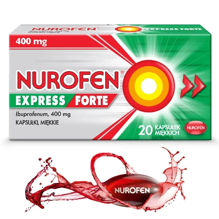 Nurofen Express Forte 400 mg, 20 capsules
