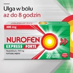 Nurofen Express Forte 400 mg, 20 capsules