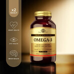 Omega 3 drievoudig concentraat, 50 capsules, Solgar