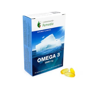 Omega 3, 1000 mg, 30 kapsułek, Remedia