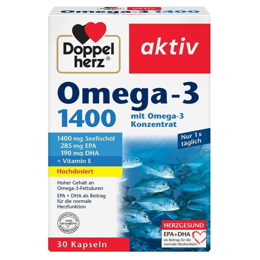 Omega-3 1400, 30 capsules, Doppelherz