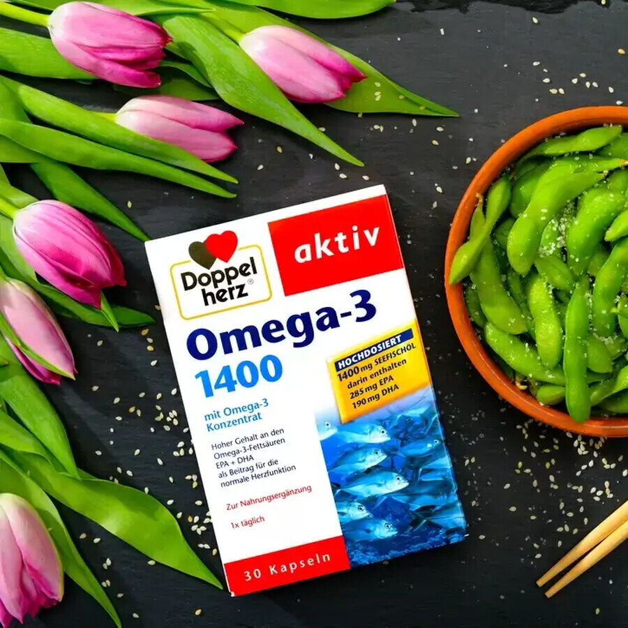 Omega-3 1400, 30 capsules, Doppelherz