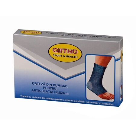 Cotton ankle joint orthosis, bamboo charcoal treated, Size XL, Ortho