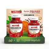 Package Curcumin 95, 60 + 30 capsules, AdNatura