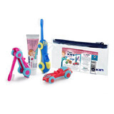 Dentifrice et brosse à dents de voyage pour enfants, Kin