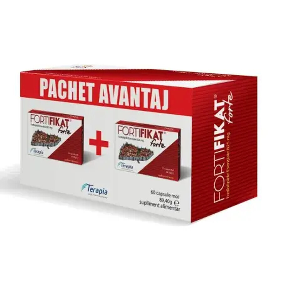 Confezione Fortifikat Forte 825 mg, 30+30 capsule, Terapia