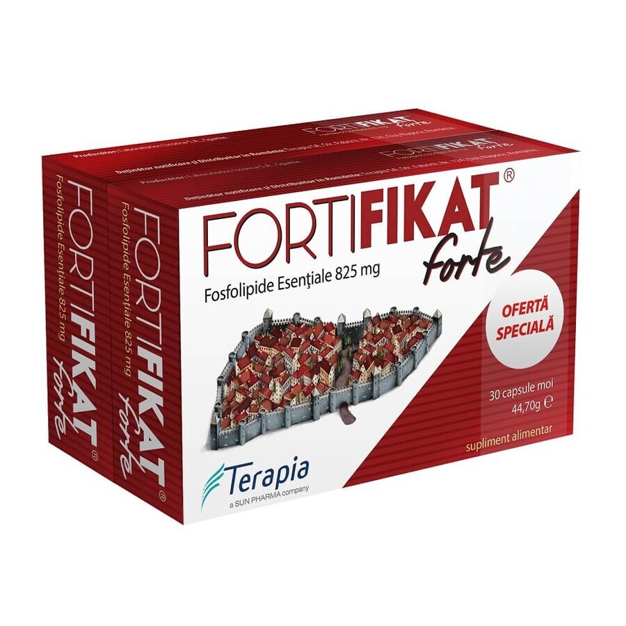 Confezione Fortifikat Forte 825 mg, 30+30 capsule, Terapia