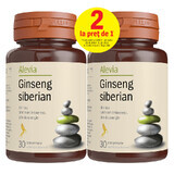 Sibirischer Ginseng Packung, 30 Tabletten, Alevia (1+1)