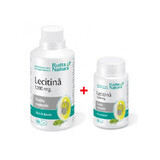 Lecithin 1200 mg Packung, 90 Kapseln + 30 Kapseln, Rotta Natura