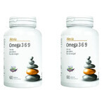 Omega 3 6 9 Packung, 60 + 60 Kapseln (1+1), Alevia