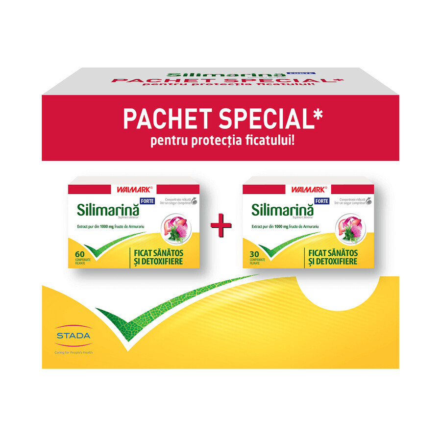 Silimarin Forte pakket, 60 + 30 tabletten, Walmark