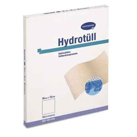 Hydrotul water-repellent dressing, 5 cm x 5 cm (499581), 10 pieces, Hartmann