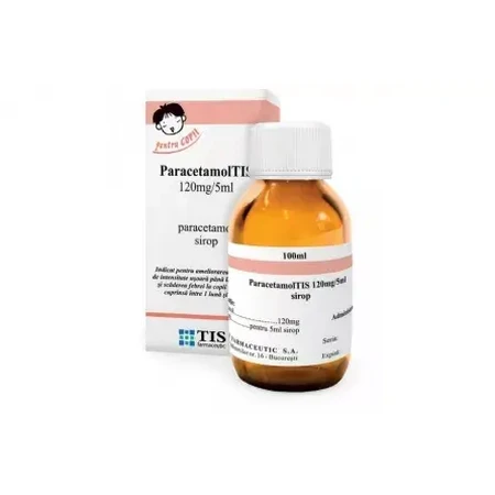 Paracetamol Tis 120 mg/5 ml, 100 ml, Tis Farmaceutic