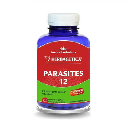 Parasites 12, 120 capsule, Herbagetica 