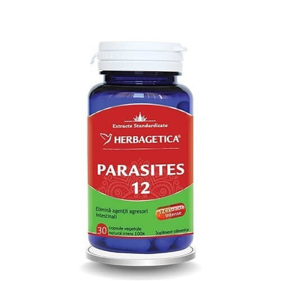 Parasieten 12 Detox Forte, 30 capsules, Herbagetica