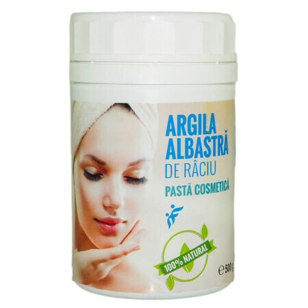 Raciu Blue Clay Cosmetic Paste, 500 g, Romcos Impex