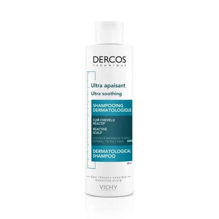 Dercos Ultra Soothing szampon do włosów przetłuszczających się i normalnych Dercos Ultra Soothing, 200 ml, Vichy: ceny i cechy
