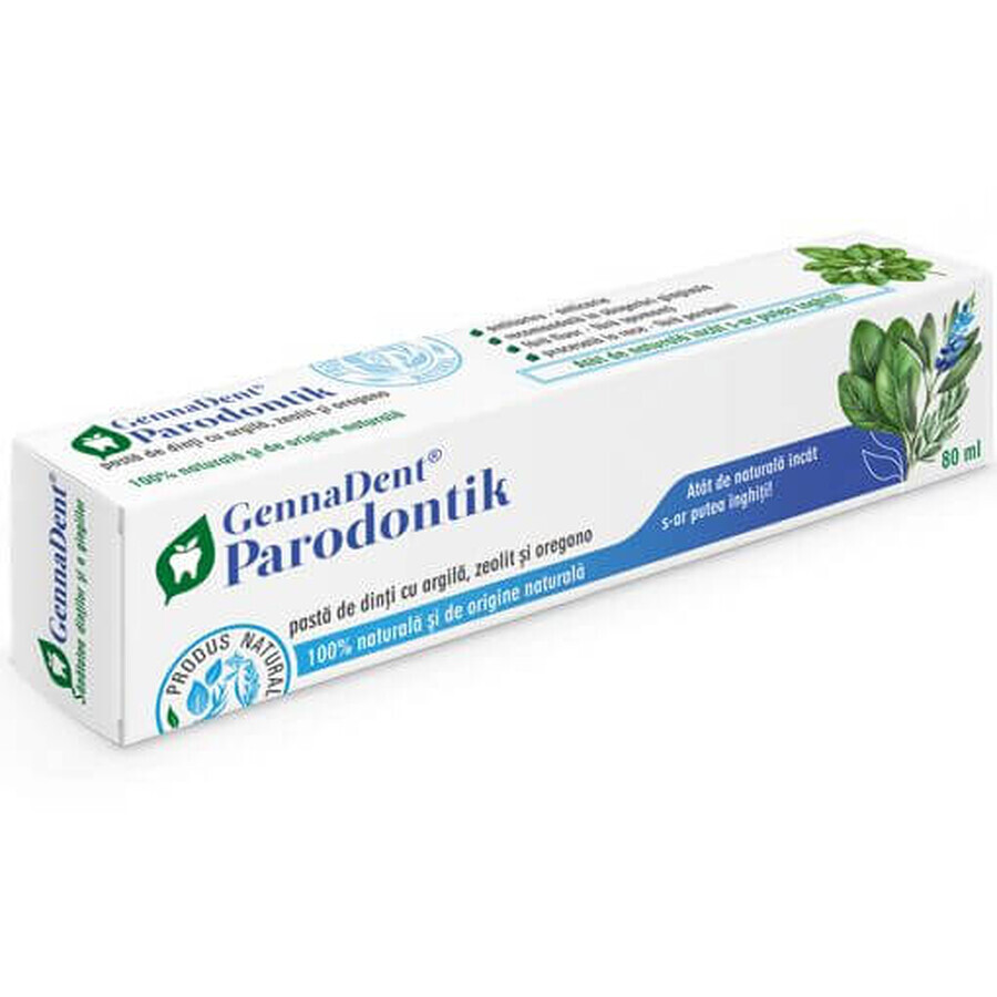 GennaDent Parodontik dentifricio, 80 ml, Vivanatura